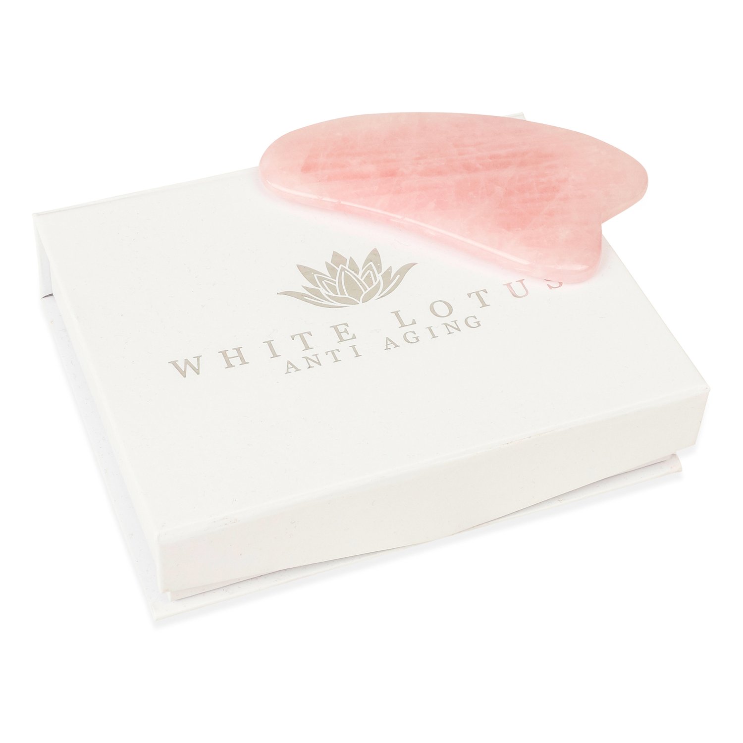 White Lotus Rosenkvarts Gua Sha