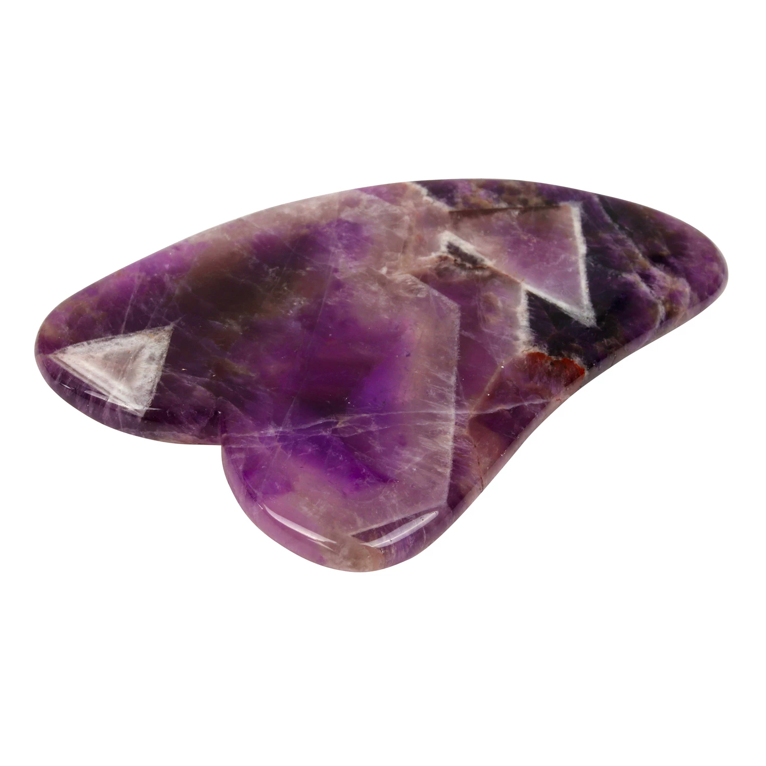 White Lotus Amethyst Gua Sha