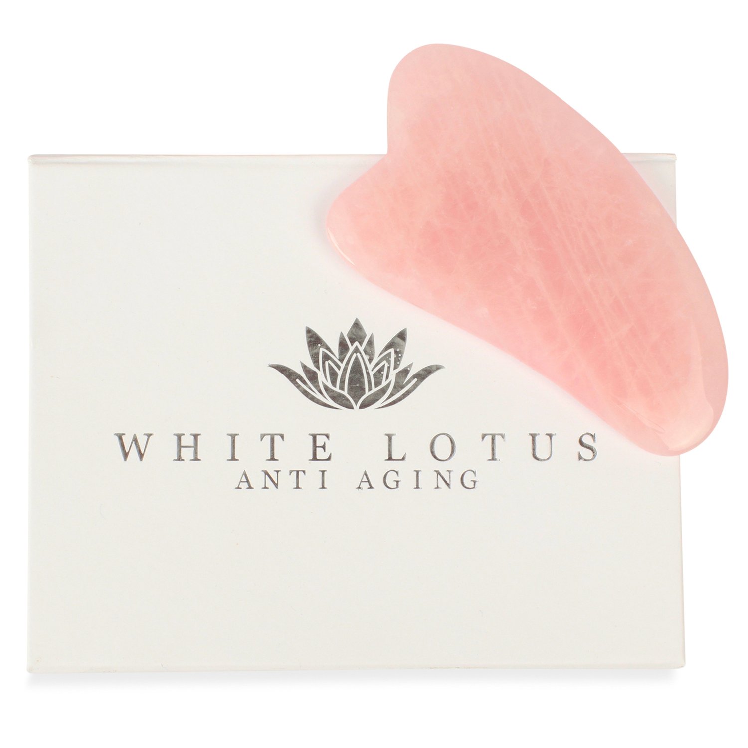 White Lotus Rosenkvarts Gua Sha