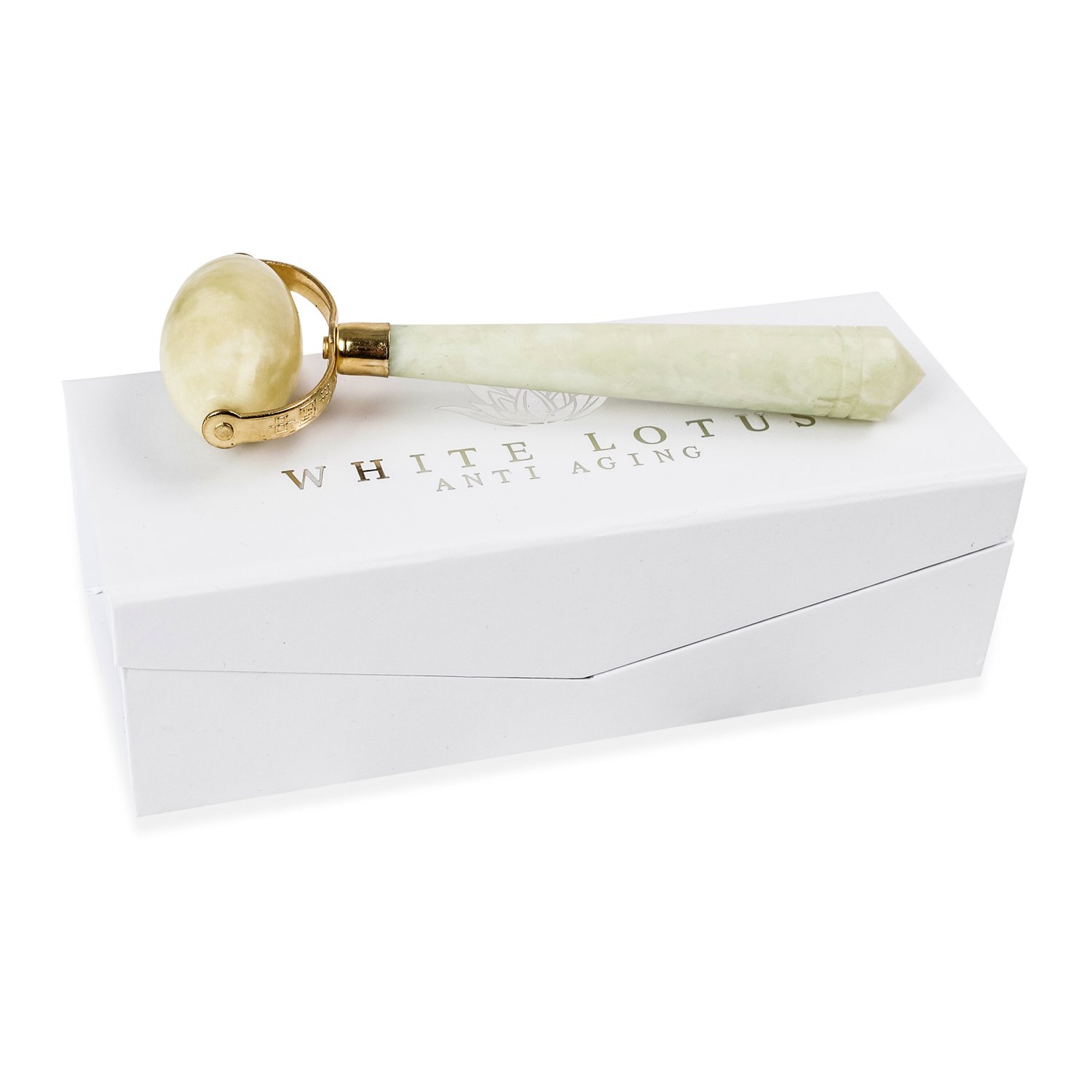 White Lotus Jade Roller