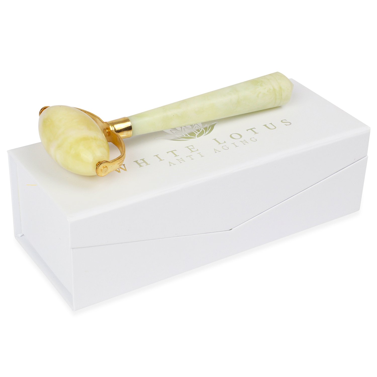 White Lotus Jade Roller