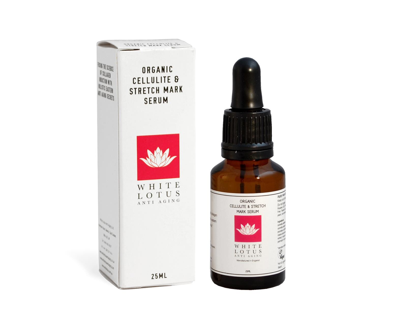 White Lotus Organic Cellulite & Stretch Mark Serum 